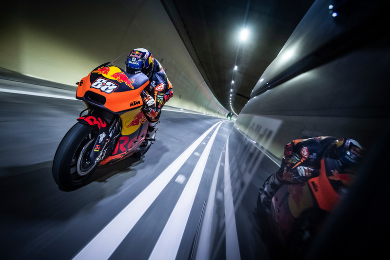 Miguel Oliveira, Red Bull KTM Factory Racing attraversa il Gleinalmtunnel