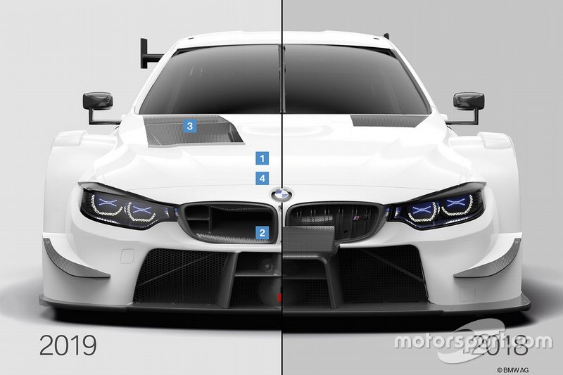 Vergleich: BMW M4 DTM 2019 vs. 2018