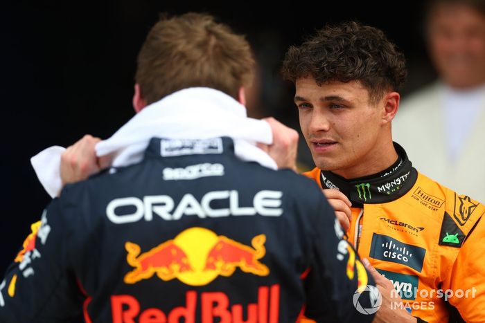 Lando Norris, McLaren, Max Verstappen, Red Bull Racing