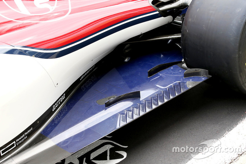 Sauber C37: Unterboden