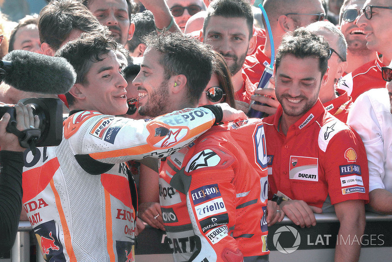 Marc Marquez, Repsol Honda Team, Andrea Dovizioso, Ducati Team