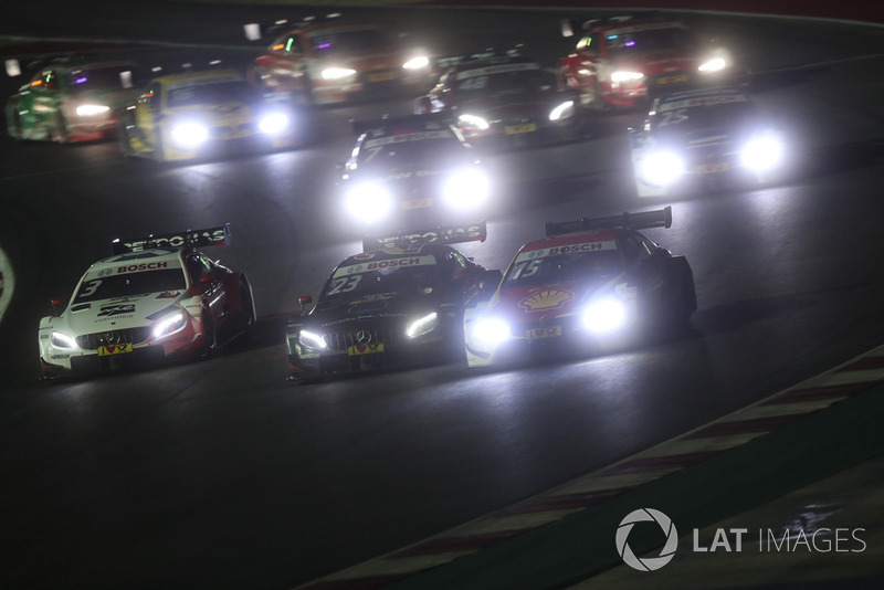 Augusto Farfus, BMW Team RMG, BMW M4 DTM leads the restart of the race
