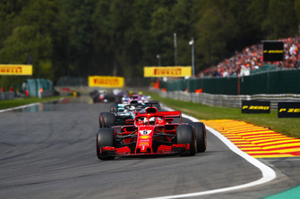 Себастьян Феттель, Ferrari SF71H, Льюіс Хемілтон, Mercedes AMG F1 W09