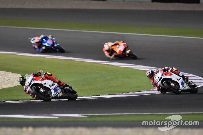 Andrea Iannone, Ducati Team, Ducati y Andrea Dovizioso, Ducati Team, Ducati
