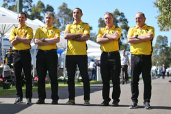 Remi Taffin, Renault Sport F1 Engine Technical Director with Nick Chester, Renault Sport F1 Team Cha