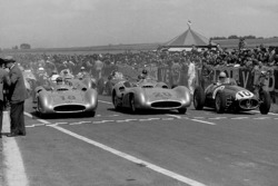 Juan Manuel Fangio and Karl Kling, Mercedes-Benz W 196 R
