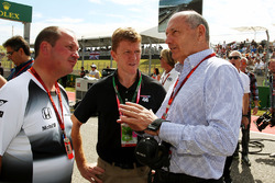 Ron Dennis, McLaren, Geschäftsführer; mit Tim Peake, Astronaut