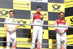 Podium: 2nd Robert Wickens, Mercedes-AMG Team HWA, Mercedes-AMG C63 DTM; 1st Edoardo Mortara, Audi S