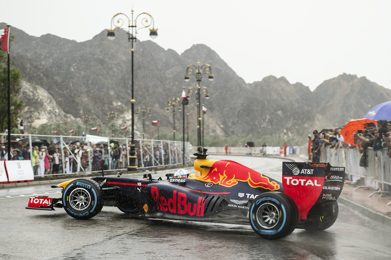 David Coulthard, Red Bull Racing beim Show-Run in Oman