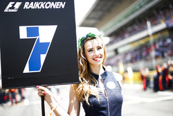 La Grid Girl de Kimi Raikkonen, Ferrari