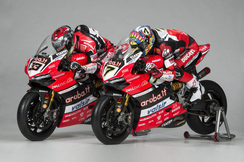 Marco Melandri et Chaz Davies, Ducati Team