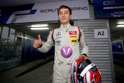 Pole position para George Russell, Hitech GP Dallara Mercedes