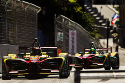 Daniel Abt, ABT Schaeffler Audi Sport, leads Lucas di Grassi, ABT Schaeffler Audi Sport