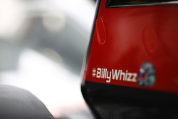 Haas F1 Team VF-17 avec un sticker #BillyWhizz