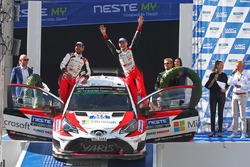 Les vainqueurs Esapekka Lappi, Janne Ferm, Toyota Racing