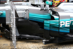 Lewis Hamilton, Mercedes AMG F1 W08: Seitenkasten