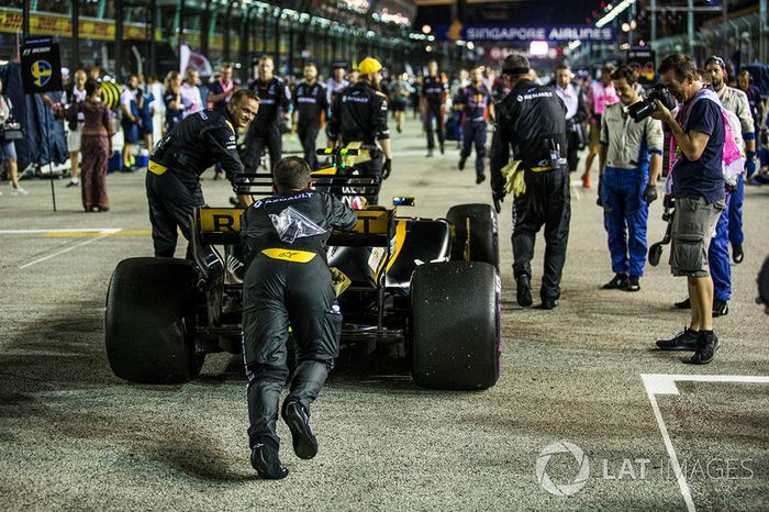 El auto de Jolyon Palmer, Renault Sport F1 Team RS17