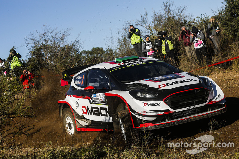 Элфин Эванс и Дэниэл Бэрритт, Ford Fiesta WRC