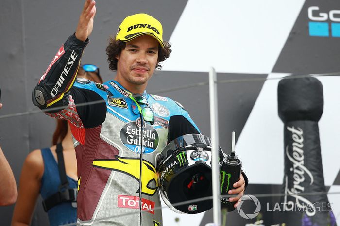 Podium: ganador, Franco Morbidelli, Marc VDS