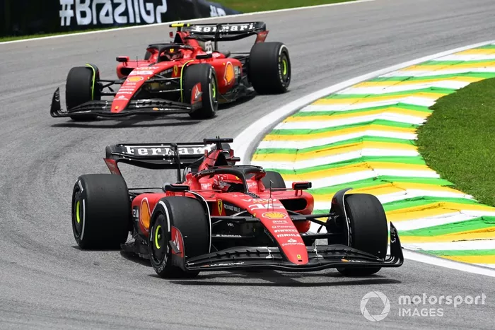 Charles Leclerc, Ferrari SF-23, Carlos Sainz, Ferrari SF-23
