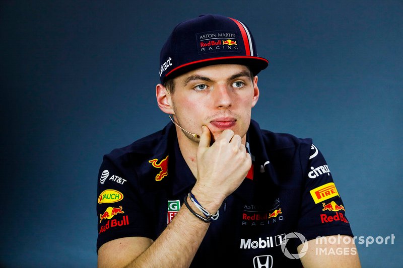 Max Verstappen, Red Bull Racing, durante la conferenza stampa