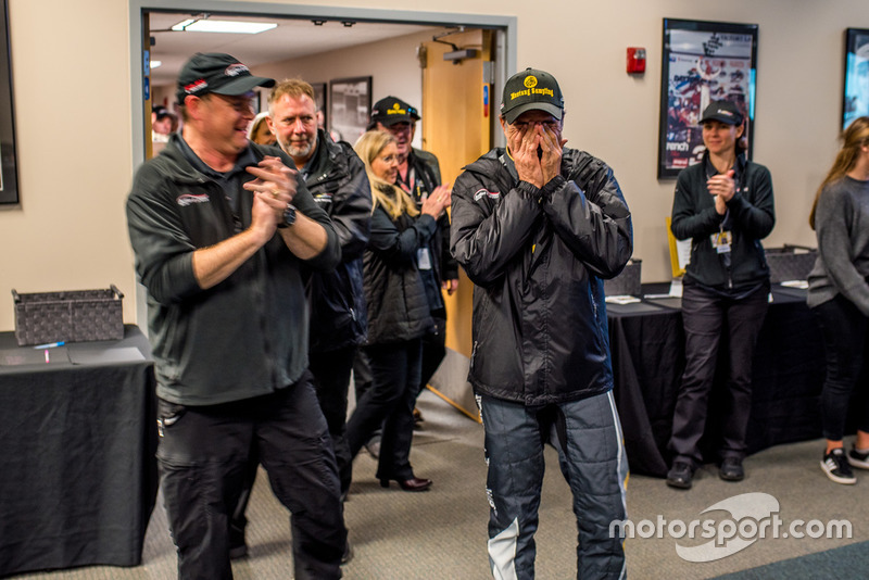 Homenagem a Christian Fittipaldi antes das 24 Horas de Daytona