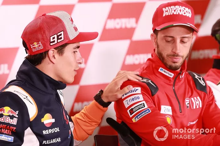 Marc Marquez, Repsol Honda Team, Andrea Dovizioso, Ducati Team