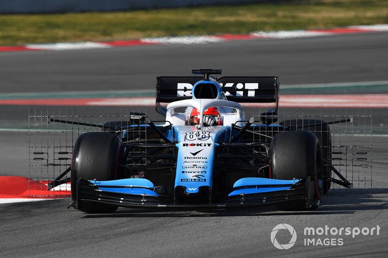 Robert Kubica, Williams FW42 with aero sensors