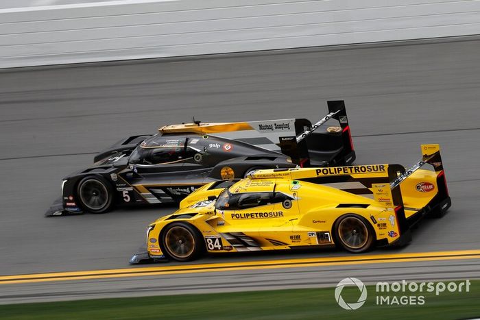 #5 Mustang Sampling Racing Cadillac DPi, DPi: Joao Barbosa, Filipe Albuquerque, Christian Fittipaldi, Mike Conway, #84 JDC-Miller Motorsports Cadillac DPi, DPi: Simon Trummer, Stephen Simpson, Chris Miller, Juan Piedrahita