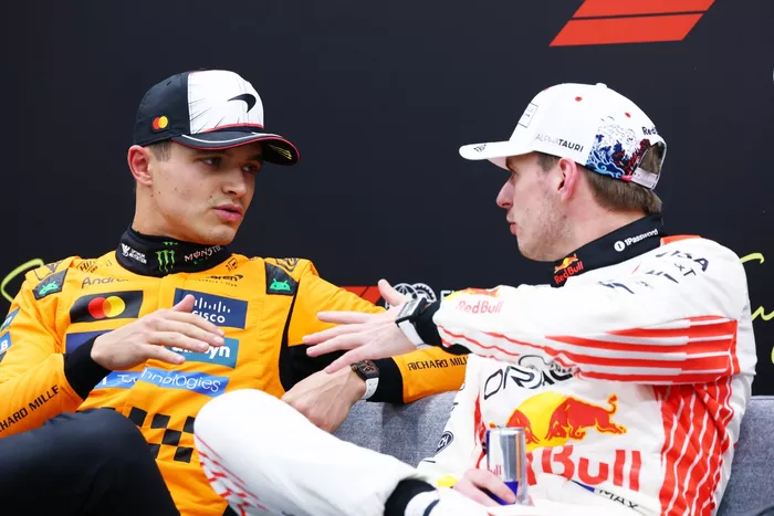 Lando Norris, McLaren, Max Verstappen, Red Bull Racing