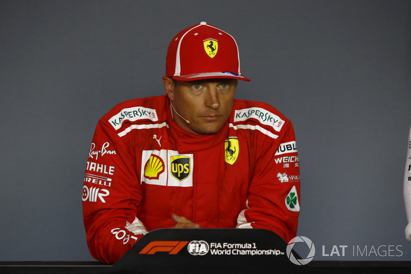 Kimi Räikkönen és a szombati rajtelsőség Monzában