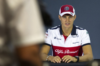 Marcus Ericsson, Sauber in press conference