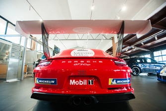 La Porsche GT3 Cup di Giovanni Berton, AB Racing, con la livrea storica