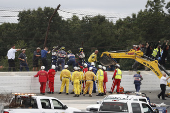 Unfallstelle von Robert Wickens in Pocono