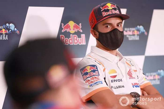 Marc Márquez, Repsol Honda Team, en la conferencia de prensa