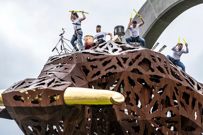 El espectáculo de Percussive Planet Ensemble