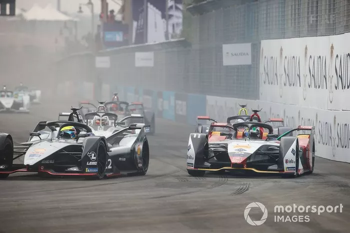 Oliver Rowland, Nissan e.Dams, Nissan IMO1 Lucas Di Grassi, Audi Sport ABT Schaeffler, Audi e-tron FE05 