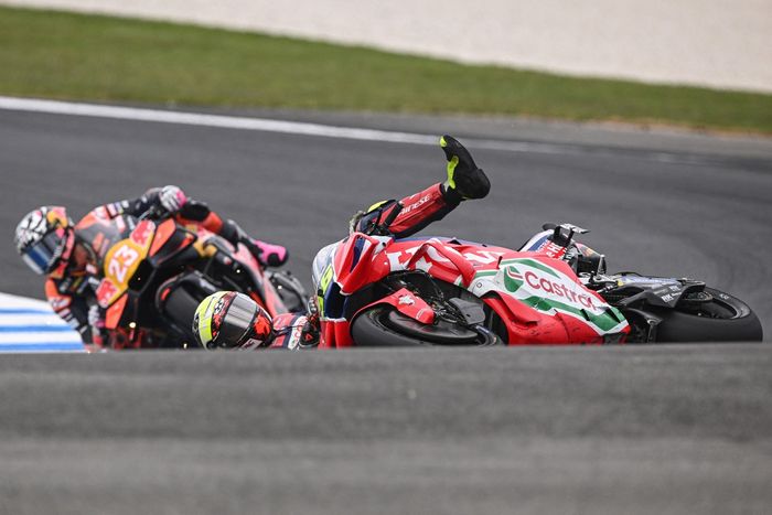 Joan Mir, Honda HRC crash