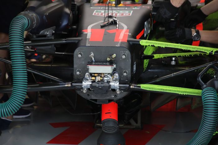 Detalle del Red Bull Racing RB19 de Sergio Pérez