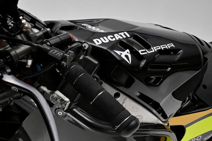 Detalle de la moto del VR46 Racing Team