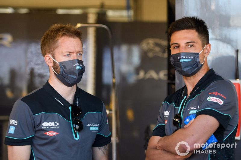 Sam Bird, Jaguar Racing, Mitch Evans, Jaguar Racing 