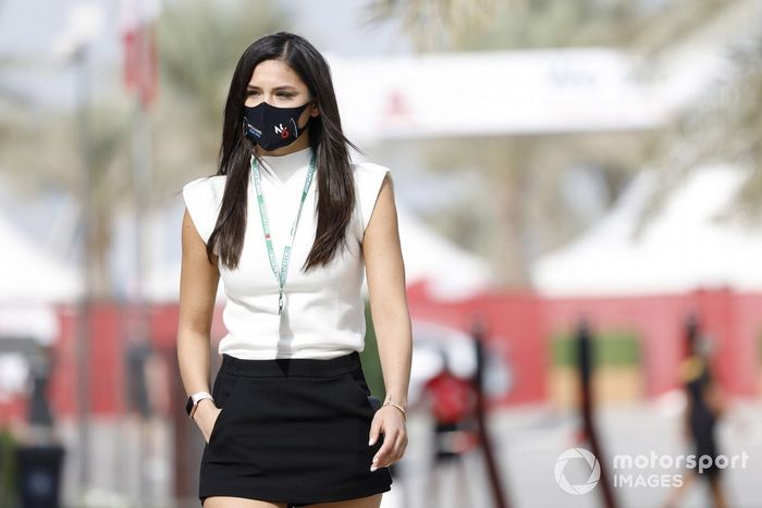 Sandra Dziwiszek, novia de Nicholas Latifi, Williams Racing 