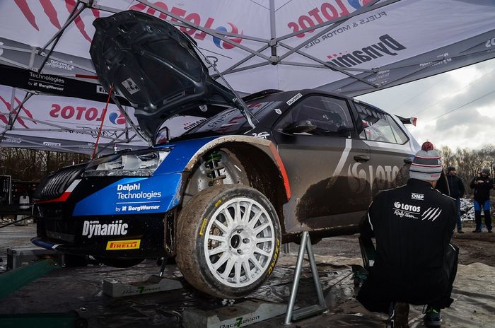 Kajetan Kajetanowicz, Maciej Szczepaniak, Skoda Fabia Rally2 evo