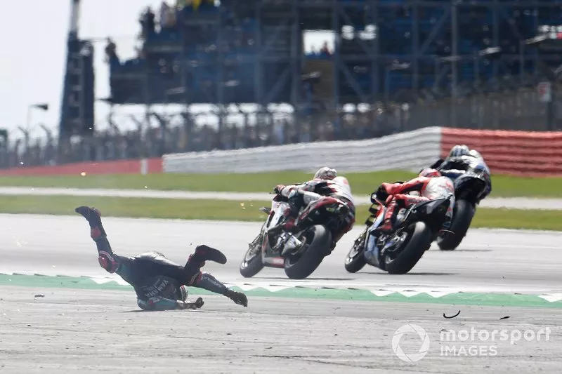 Fabio Quartararo, Petronas Yamaha SRT crash