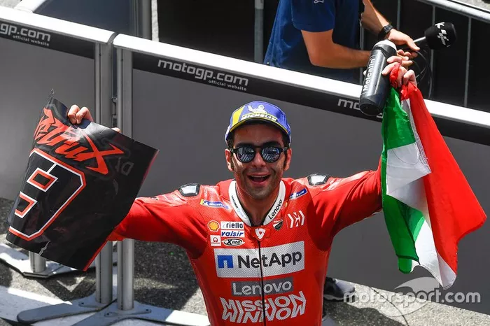 Ganador de la carrera Danilo Petrucci, Ducati Team