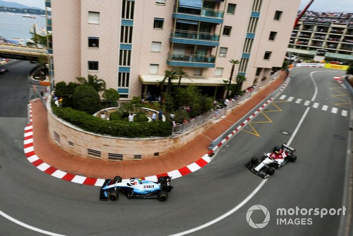 Robert Kubica, Williams FW42, Antonio Giovinazzi, Alfa Romeo Racing C38