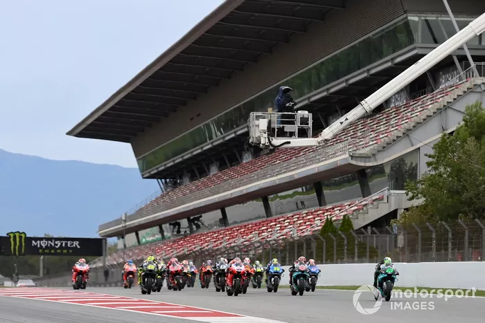 Partenza della gara di MotoGP