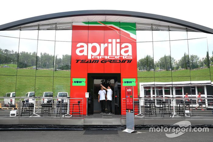 Aprilia Racing Team Gresini motorhome