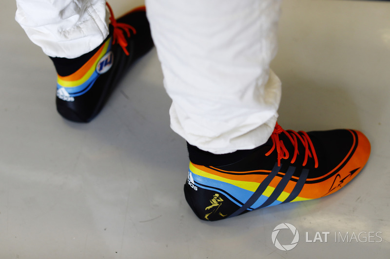 Las botas de Fernando Alonso, McLaren