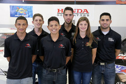 NASCAR 2018 Drive for Diversity Driver Development Class, Ernie Francis Jr., Ryan Vargas, Isabella Robusto, Nick Sanchez, Ruben Garcia Jr., Chase Cabre